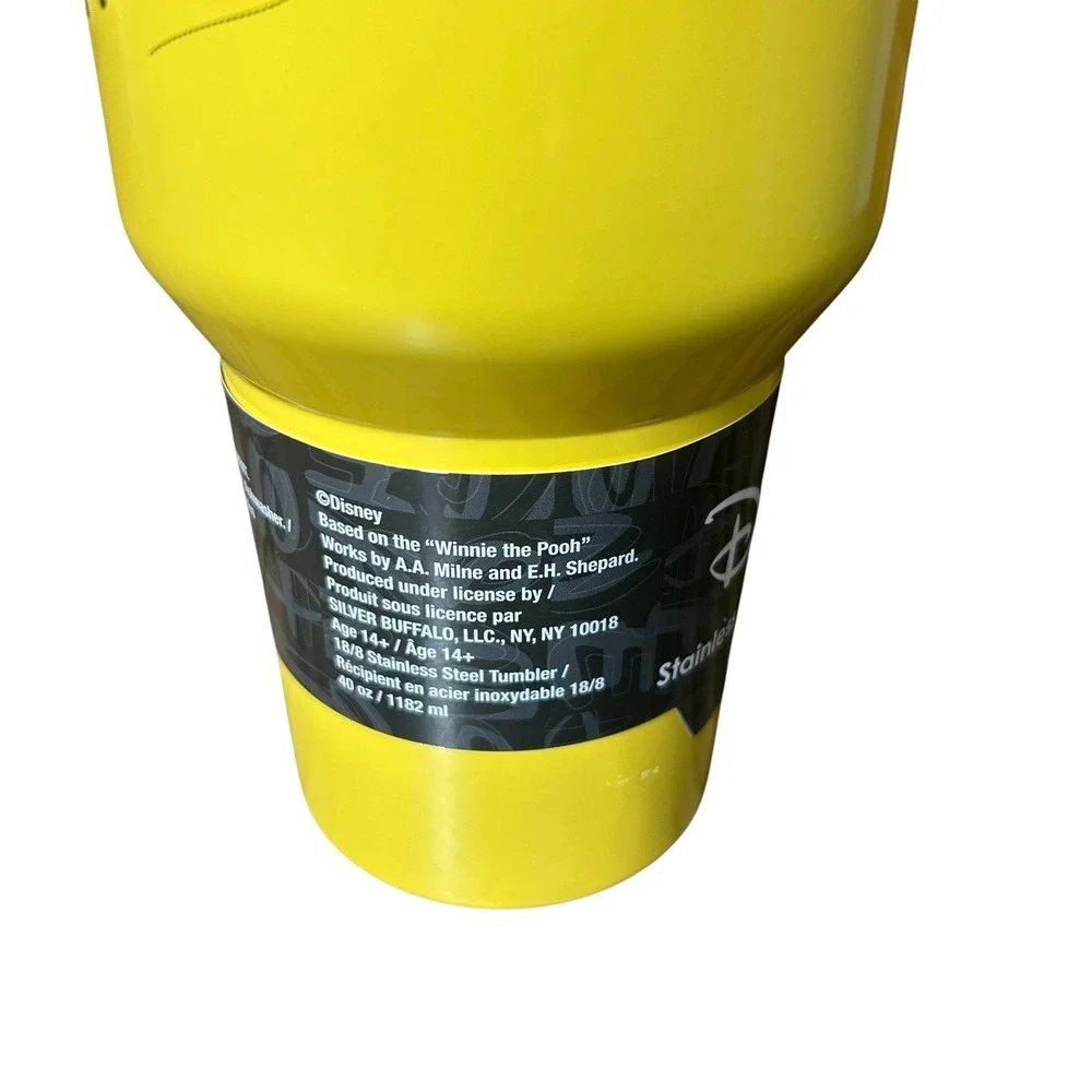 Disney Winnie the Pooh Here For The Hunny 40oz Stainless Steel Tumbler Yellow